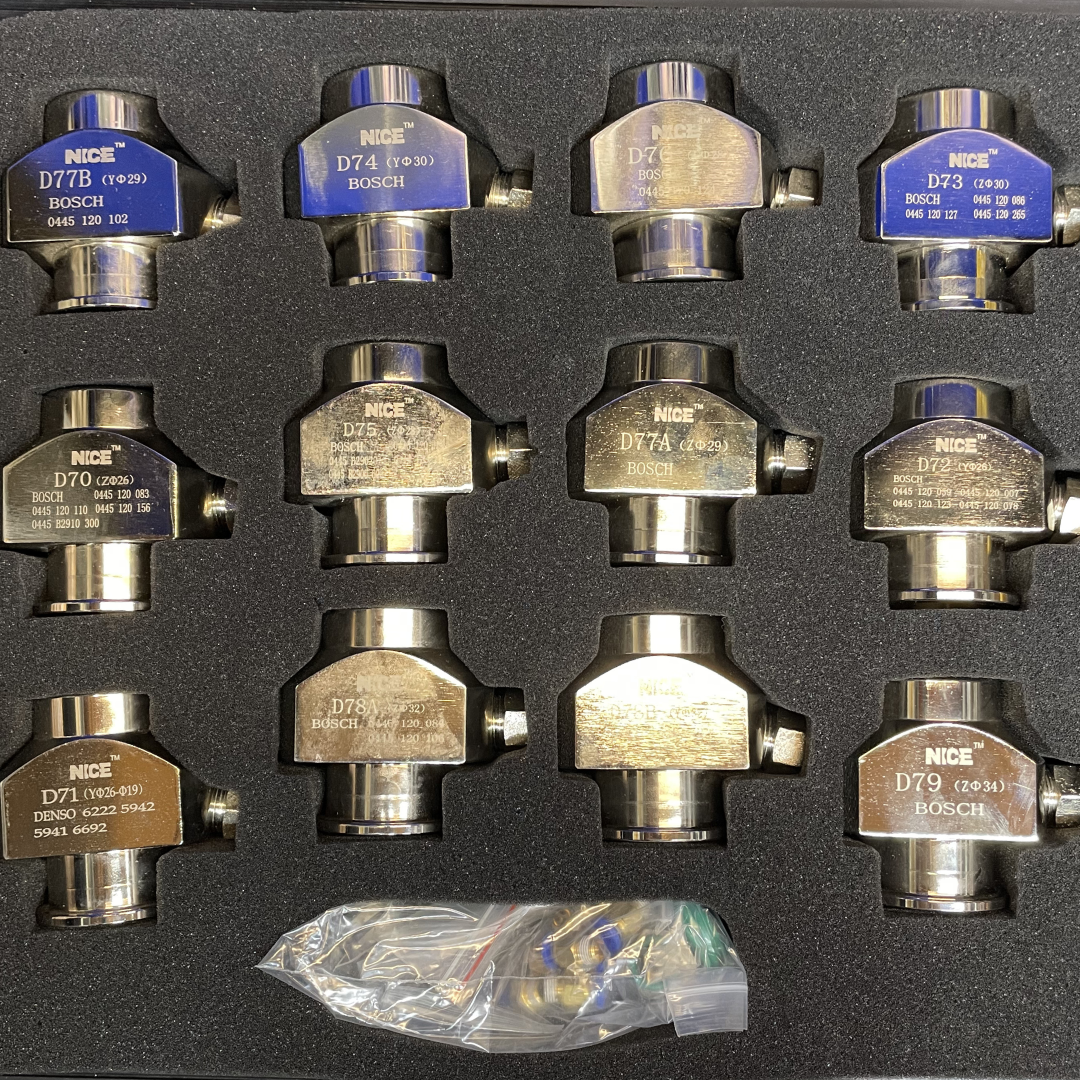 Набор адаптеров для установки грузовых форсунок Common Rail (12 шт.) - рисунок